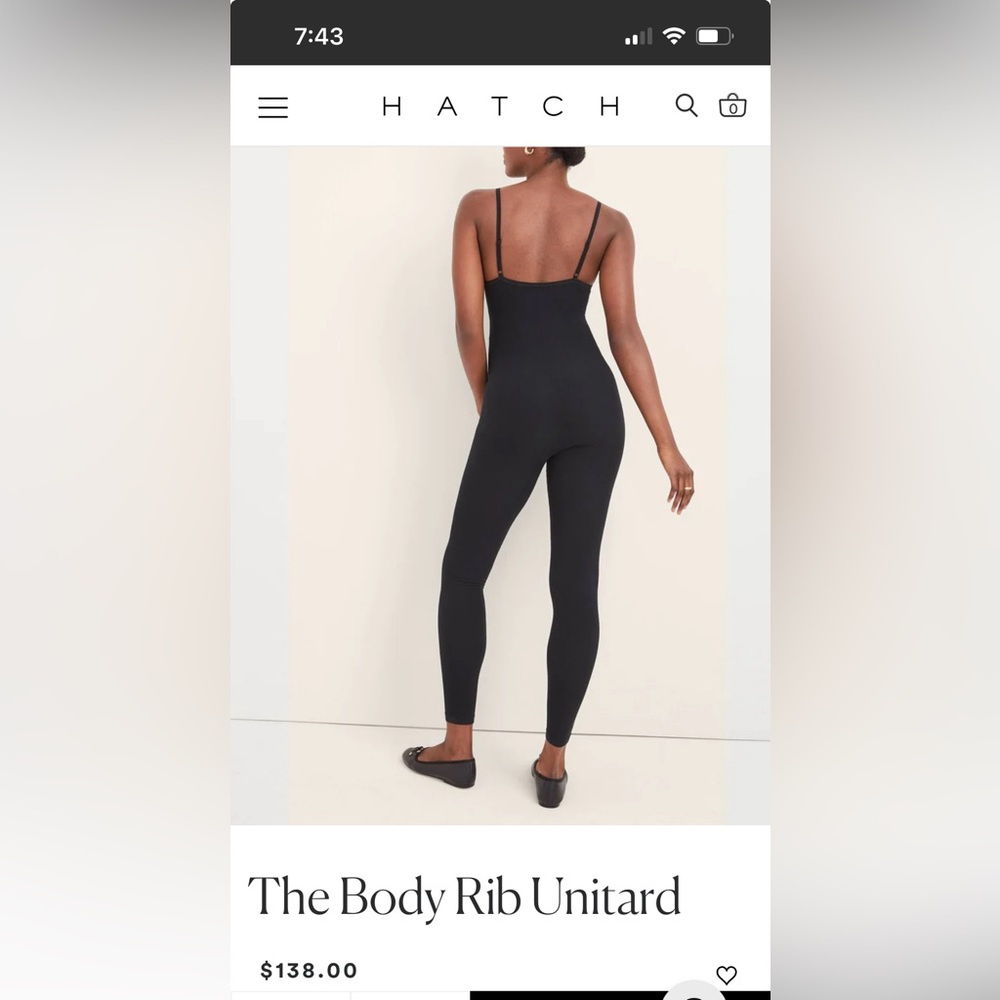 Hatch Collection Ribbed Jumpsuit (Maternity)
